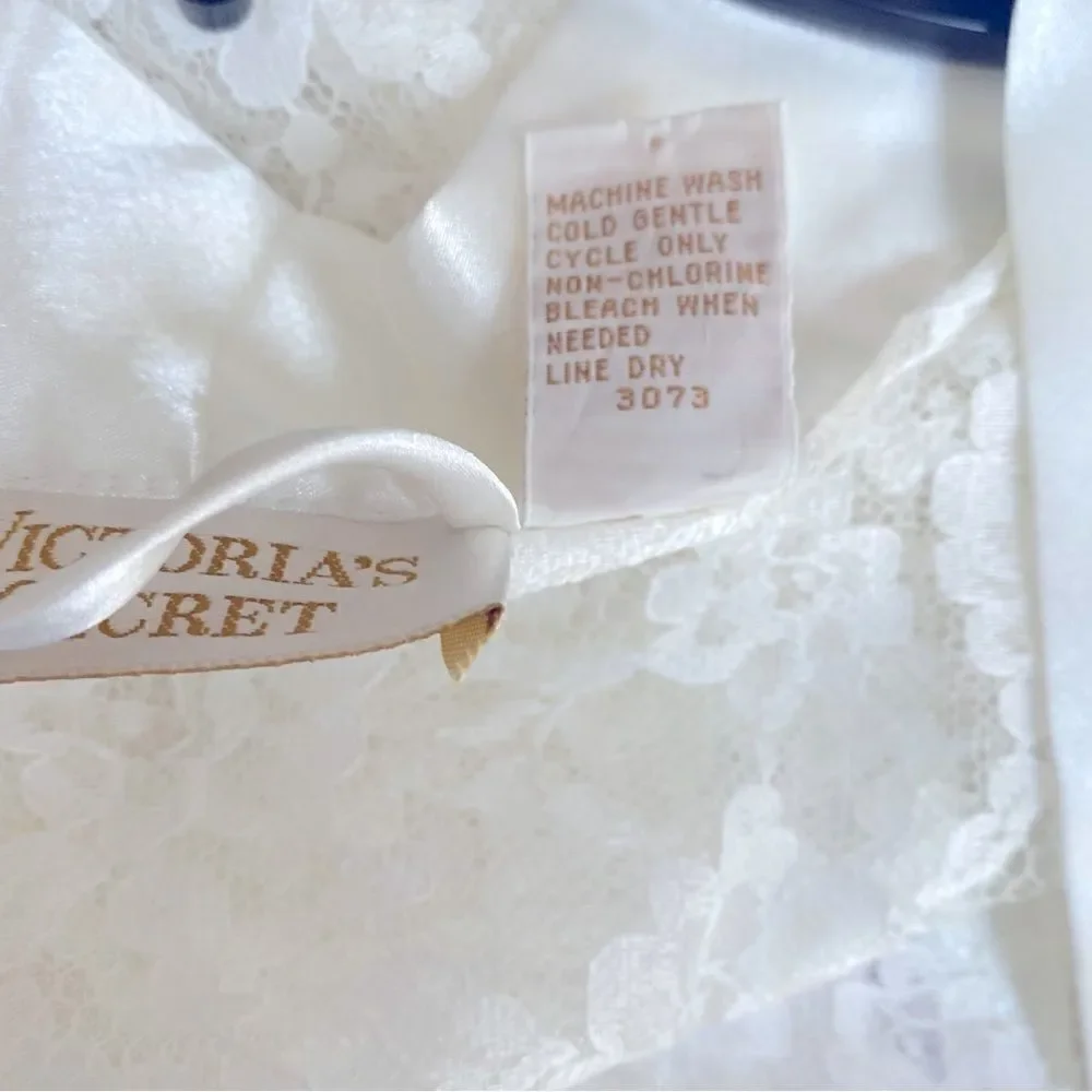 Victoria Secret Lace Robe Vintage Gold Label One Size